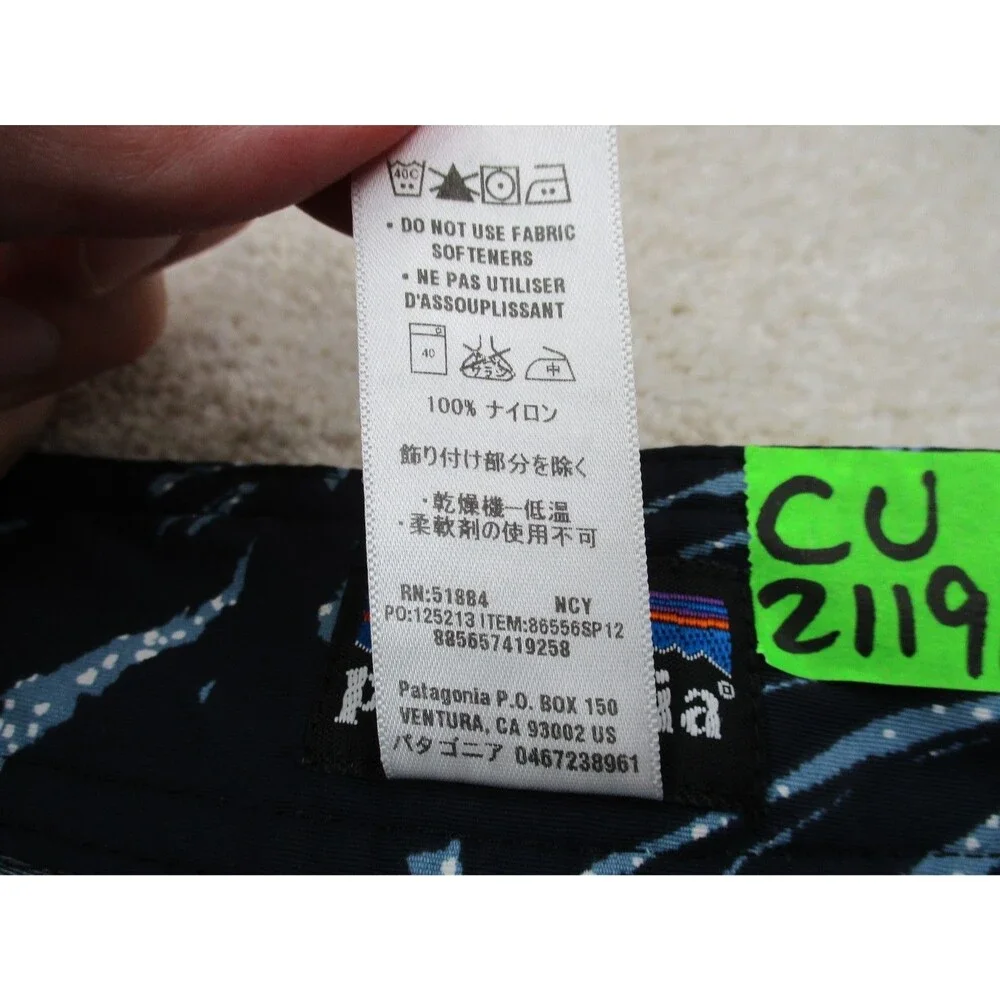 Patagonia Wavefarer Board Shorts Mens 40 Blue Floral Surf Surfer Swim Trunks 21